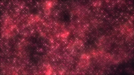 Universe-with-fly-red-particles-and-stars
