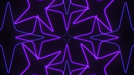 Neon-purple-stars-pattern