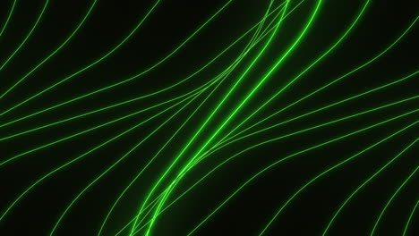 Neongrünes-Wellenmuster