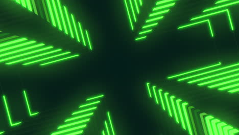 Motion-neon-green-cross-in-vertigo-style