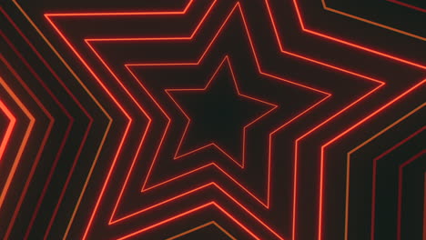 Neon-red-stars-and-lines-in-vertigo-style