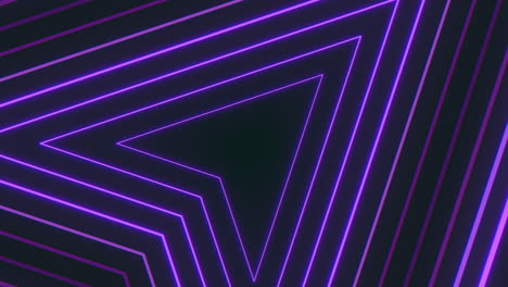 Triángulos-Y-Líneas-De-Color-Púrpura-Neón-En-Estilo-Vértigo