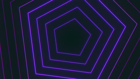 Neon-purple-pentagons-and-lines-in-vertigo-style