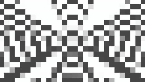 Gradient-black-and-white-pixels-pattern