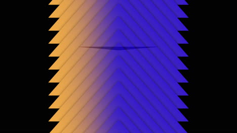 Yellow-and-blue-triangles-pattern
