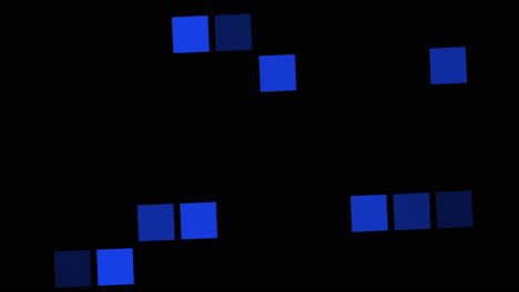 Elementos-De-Píxeles-Azules-Degradados-En-El-Espacio-Oscuro