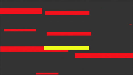 Rotes-Und-Gelbes-Streifenmuster-Der-Geometrischen-Steigung