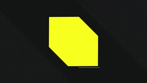 Yellow-big-hexagon-and-black-dots-pattern
