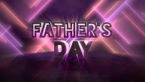 Father-Day-with-neon-purple-and-red-lines-on-stage