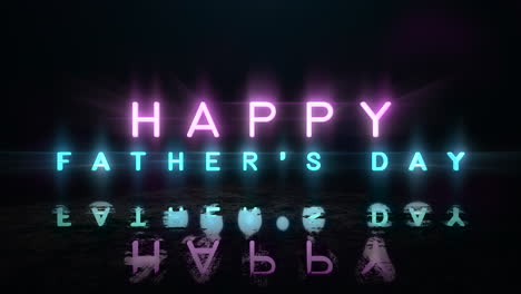 Father-Day-with-neon-texts-on-street