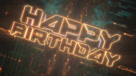 Happy-Birthday-with-neon-motherboard-and-computer-matrix