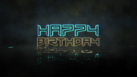 Happy-Birthday-with-neon-lights-and-texts-on-street