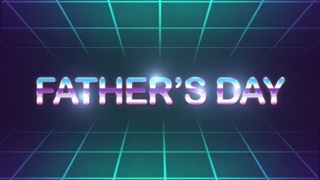 Father-Day-with-neon-blue-and-green-grid