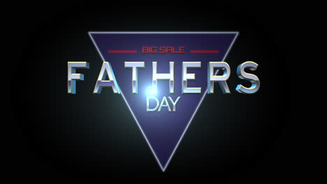 Father-Day-with-neon-triangle-in-dark-space