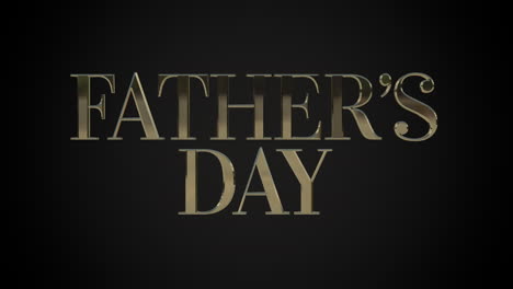Father-Day-with-luxury-lines-on-black-texture