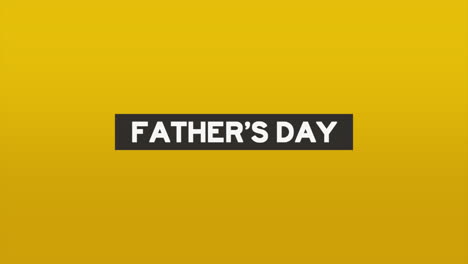 Father-Day-with-black-line-on-yellow-texture