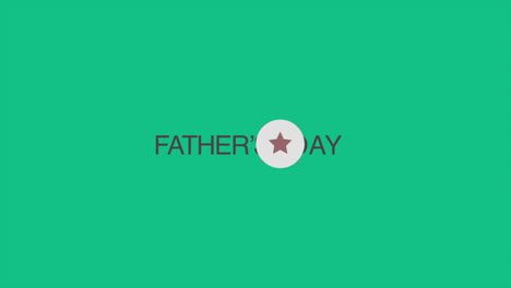Vatertag-Mit-Sternen-Auf-Grüner-Textur