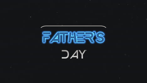 Father-Day-with-neon-text-and-stars-in-galaxy