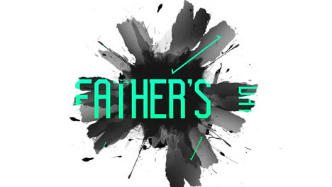 Father-Day-with-neon-triangles-and-black-splashes
