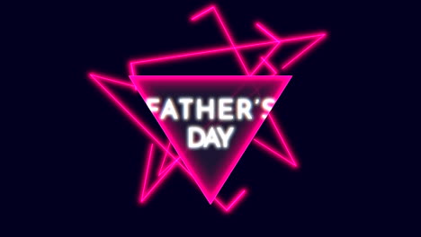 Father-Day-with-neon-red-triangles