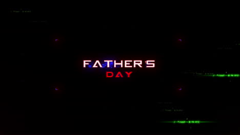 Father-Day-on-computer-screen-with-glitch-elements