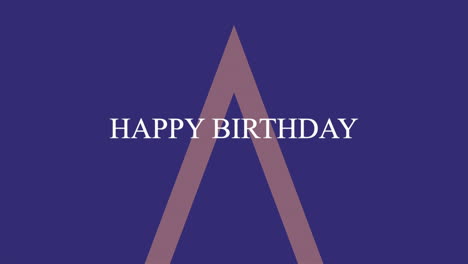 Feliz-Cumpleaños-Con-Triángulo-Dorado-En-Color-Púrpura