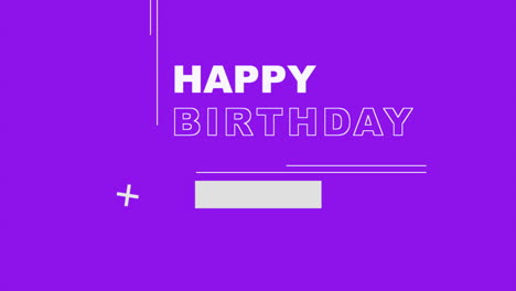 Feliz-Cumpleaños-Con-Líneas-Geométricas-Simples-En-Color-Púrpura