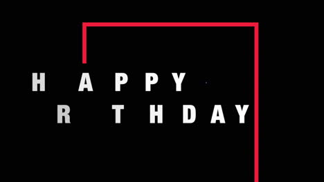 Happy-Birthday-with-red-lines-on-black-color