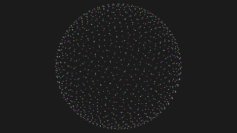 Neon-Big-Sphere-Besteht-Aus-Kleinen-Punkten-Im-Dunklen-Raum
