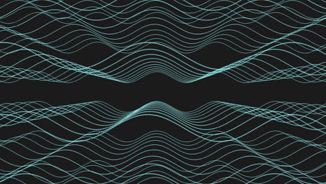 Neon-rainbow-futuristic-waves-pattern-on-dark-space