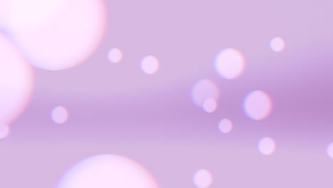 Fly-white-round-bokeh-and-glitters-on-purple-gradeint-background