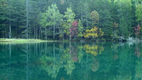 Lago-Onneto,-el-Parque-Nacional-Akan,-Hokkaido,-Japón.