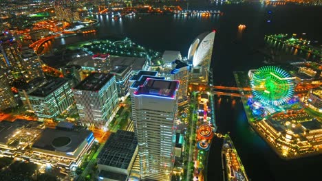 Schöne-Architektur-Gebäude-in-Yokohama-City-Japan