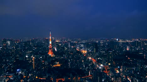 Tokyo-tower-is-a-communications-and-observation-tower-located-in-the-Shiba-koen-district