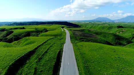 paisaje-de-la-zona-de-Aso-en-Japón