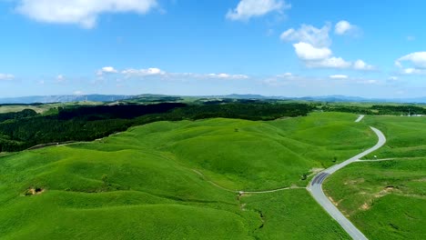 paisaje-de-la-zona-de-Aso-en-Japón