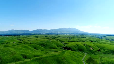 landscape-of-Aso-area-in-Japan