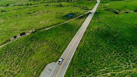 Landschaft-des-Aso-in-Japan