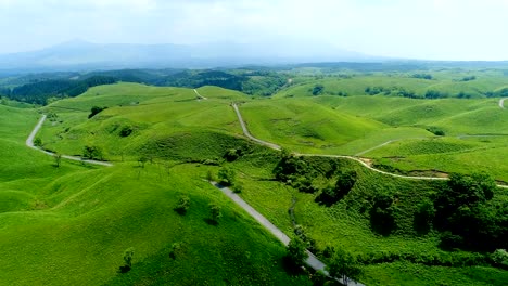 paisaje-de-la-zona-de-Aso-en-Japón