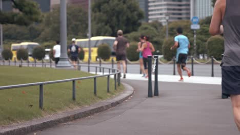 People-running-on-the-streets-of-the-city