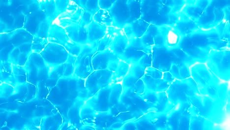 Swimming-pool-top-view,-Water-Surface-CG-animation,