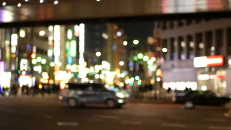 Soft-focus---Night-view-of-downtown-area-of-Roppongi-intersection