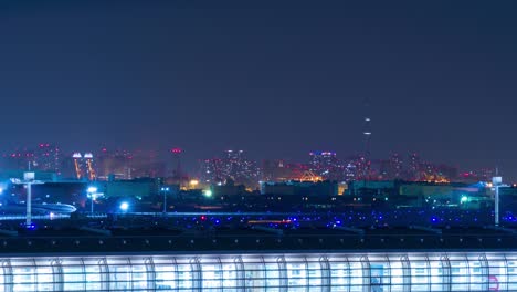 Tokyo-Stadtbild-Nacht-Zeit-Zeitraffer.