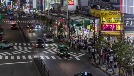 Shinjuku,-Tokio-Zeitraffer