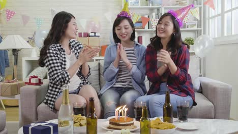asian-celebrating-singing-birthday-song-together