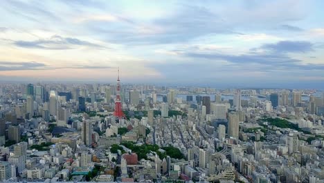 Schöne-Architektur,-Außenaufnahme-von-Gebäuden-in-der-Stadt-Tokio-Japan