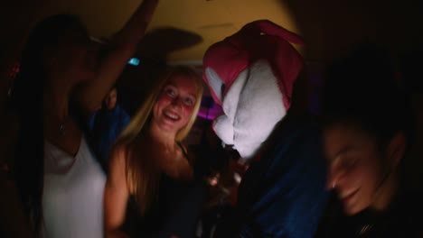 Guy-with-a-bunny-head-with-friends-at-party