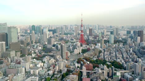 Panoramablick-über-Tokio-Stadtbild-im-Herbst-Saison-mit-Tokyo-Tower