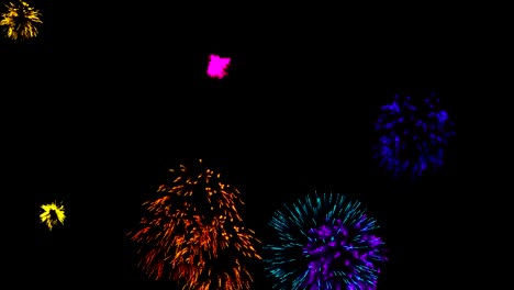 Abstract-background-with-fireworks.-Cg-animation