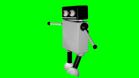 Caminar-robot-sobre-fondo-aislado.-Render-3D